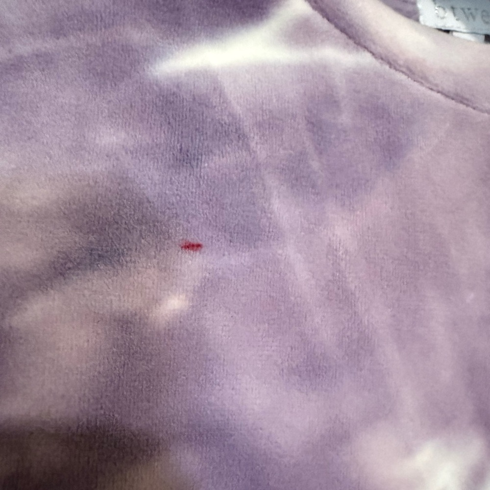 Purple Tie-Dye Lounge Set with Scrunchie - Picture 6 of 6